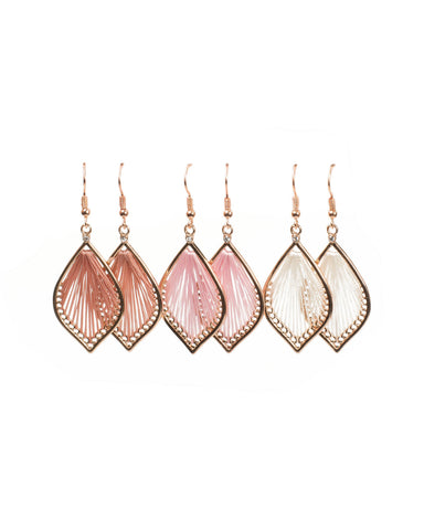 Multi Thread Wrap Earrings Pack