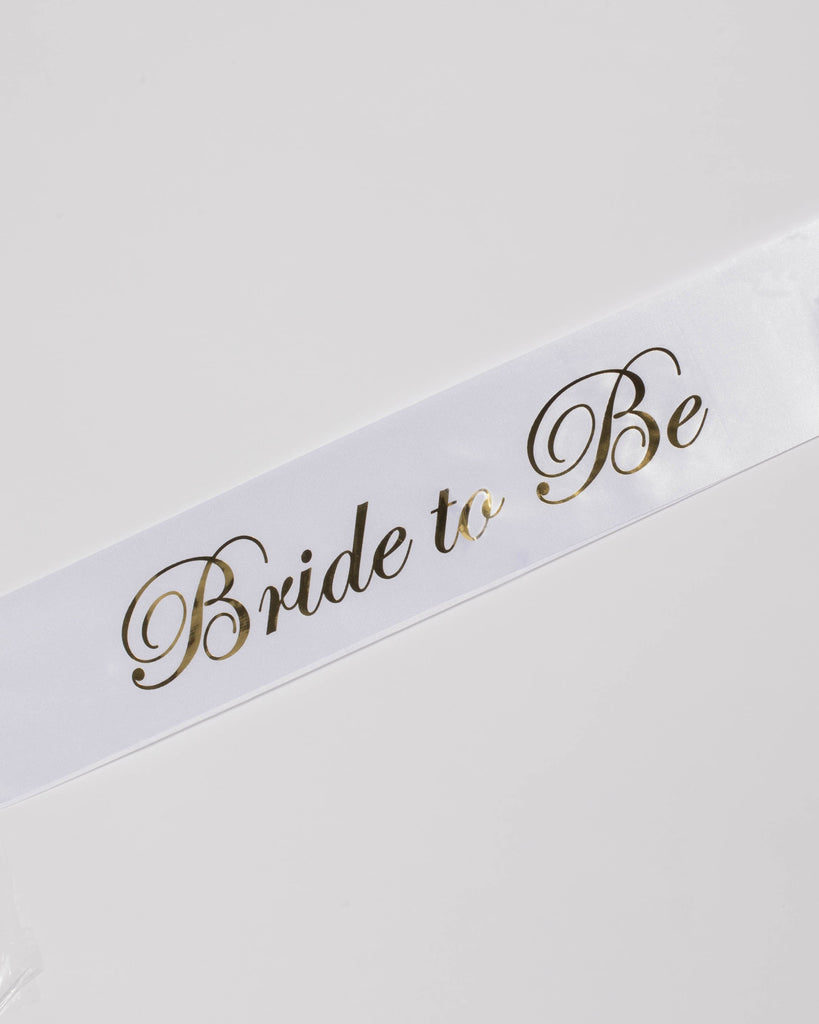 Bride To Be Bridal Party Sash