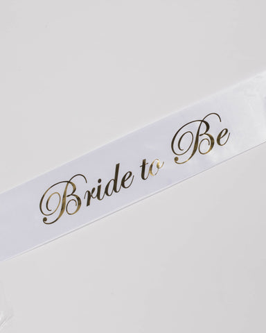 Bride To Be Bridal Party Sash