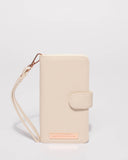 Ivory Saffiano Iphone 6, 7 & 8 Plus Purse