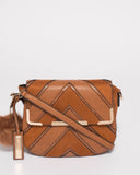 Tan Textured Addie Limited Edition Crossbody