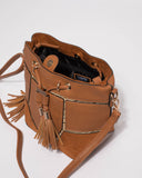 Tan Luxy Medium Drawstring Bag