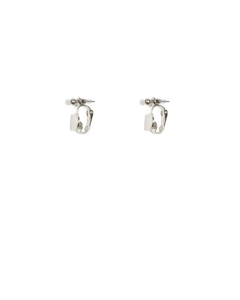 Silver Disc Earring Back Converter