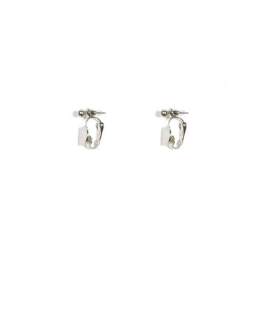 Silver Disc Earring Back Converter