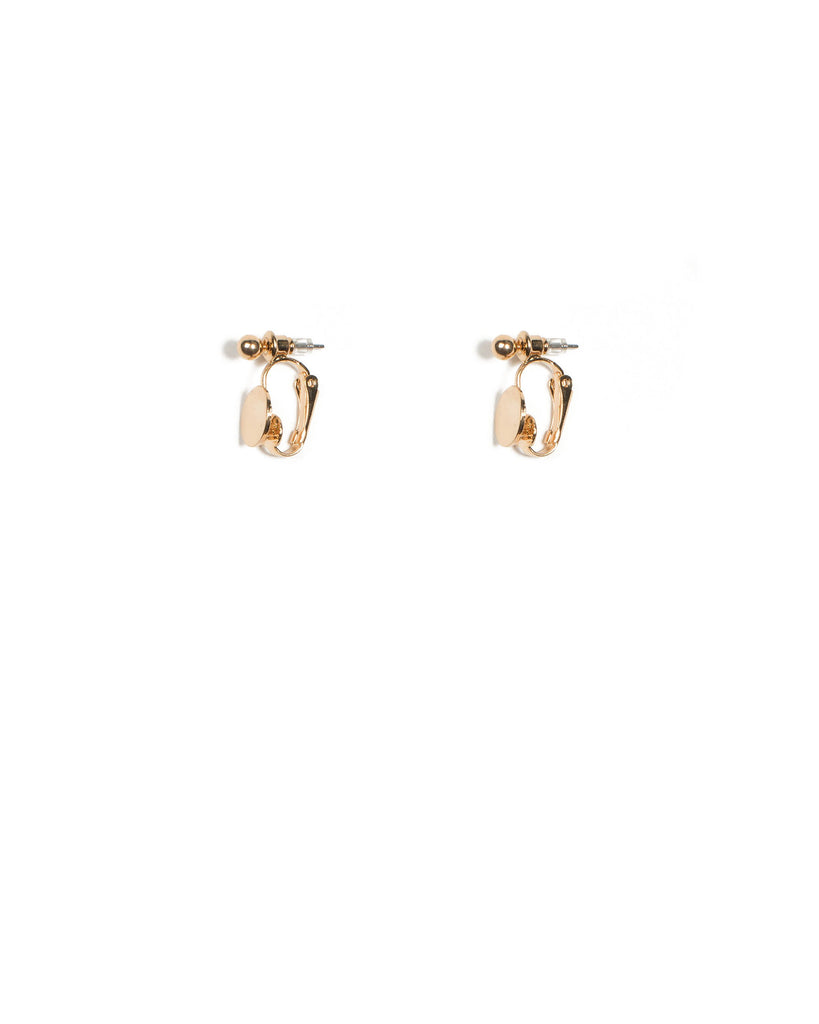Gold Disc Earring Back Converter