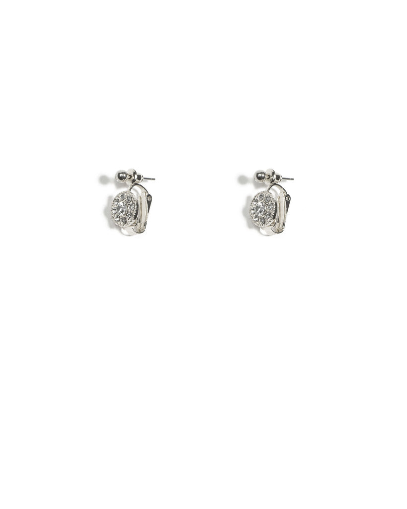Diamante Silver Earring Back Converter