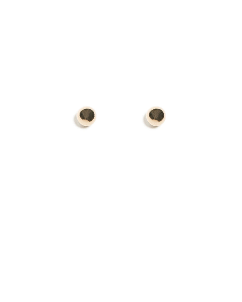 Gold Tone Metal Stud Earrings