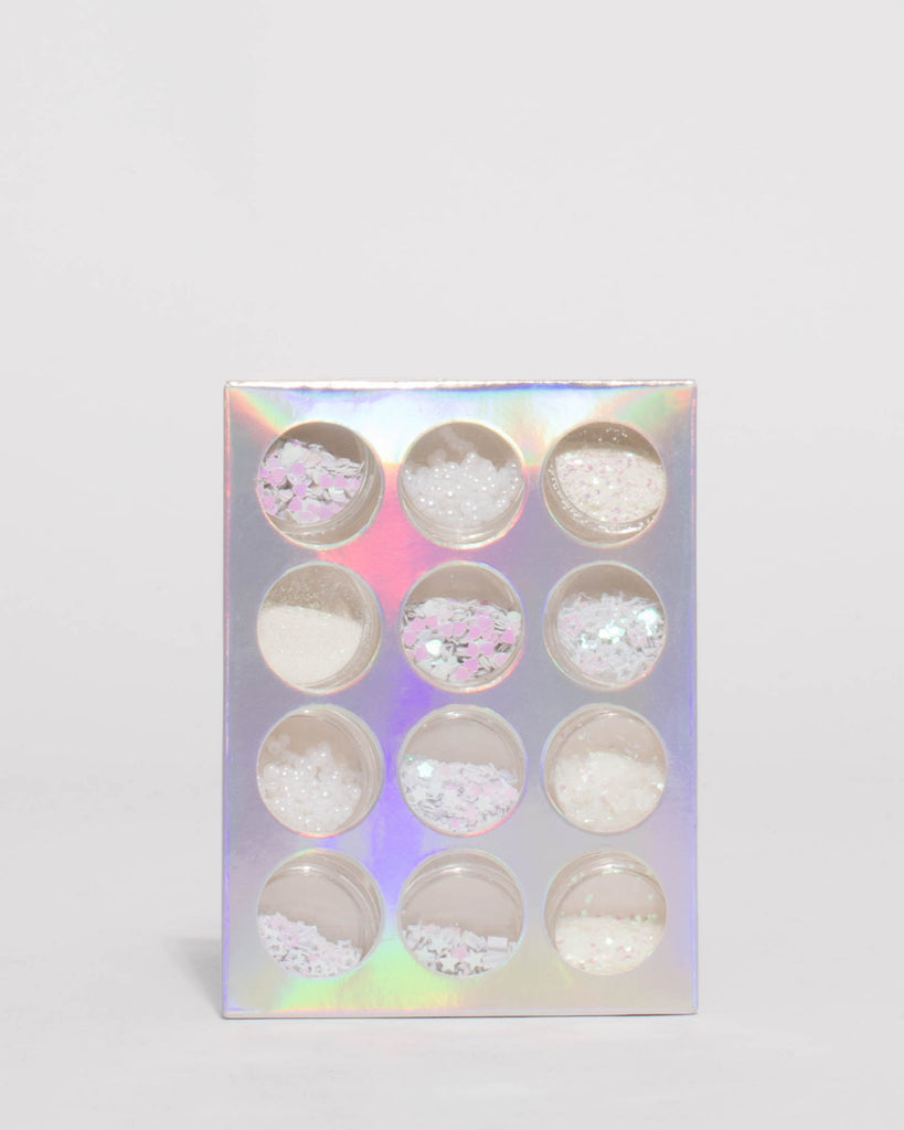 Clear Face Glitter Pot Set
