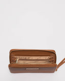 Tan Gwen Wristlet Wallet