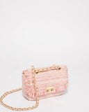 Multi Colour Sofia Weave Crossbody Bag