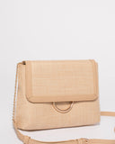 Natural Weave Bruna Crossbody Bag