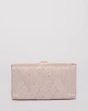 Pink Glitter Naomi Hardcase Clutch Bag