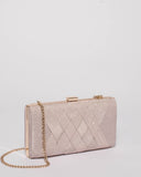 Pink Glitter Naomi Hardcase Clutch Bag