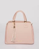 Pink Toni Tassel Tote Bag