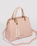 Pink Toni Tassel Tote Bag
