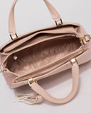 Pink Toni Tassel Tote Bag
