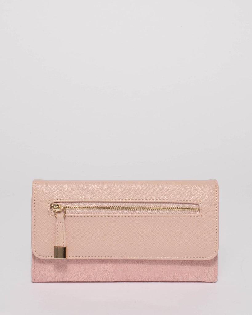 Pink Kylie Zipper Wallet