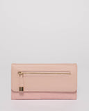 Pink Kylie Zipper Wallet