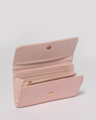 Pink Kylie Zipper Wallet