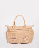Natural Double Pocket Baby Bag