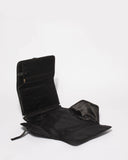 Black Nylon Baby Travel Change Mat