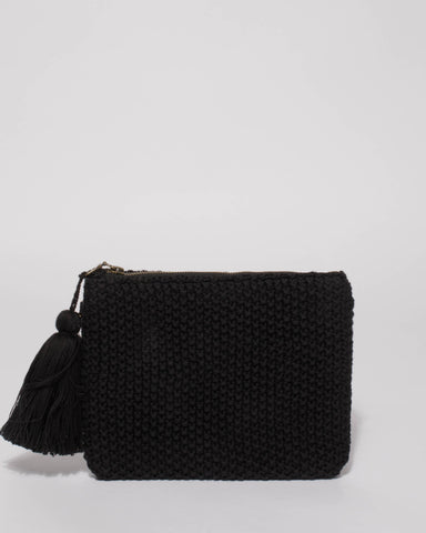 Black Harlow Clutch Bag