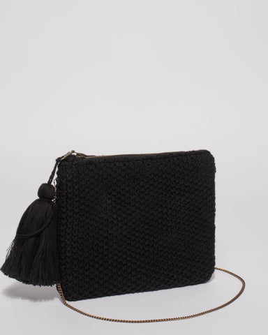 Black Harlow Clutch Bag