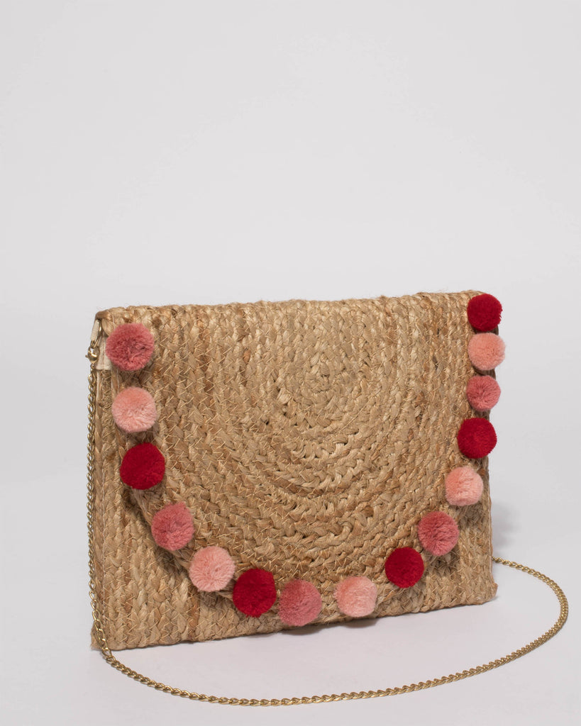 Natural Indi Clutch Bag