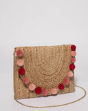 Natural Indi Clutch Bag