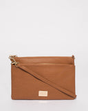 Tan Demi Double Crossbody Bag
