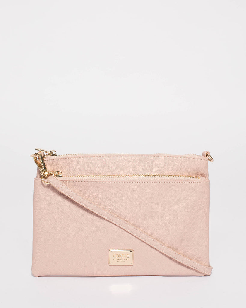 Pink Demi Double Crossbody Bag