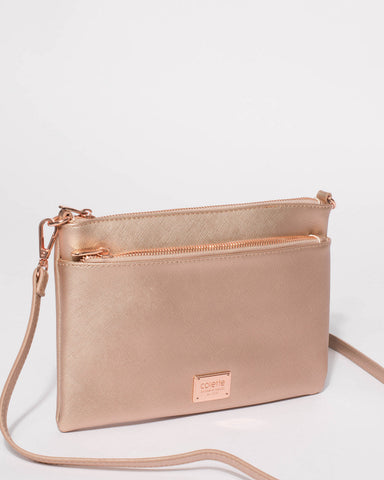 Rose Gold Demi Crossbody Bag