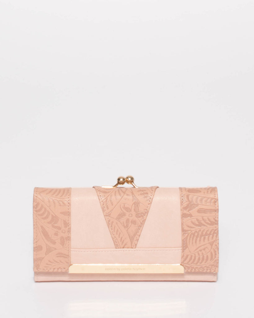 Pink Emmie Clip Wallet