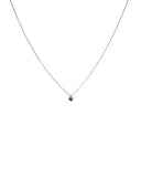 Rose Gold Tone Heart Matching Necklace Set