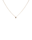 Rose Gold Tone Heart Matching Necklace Set