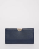 Navy Carlie Clutch Bag