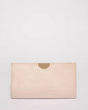 Ivory Suedette Carlie Clutch Bag
