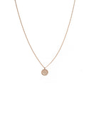 Rose Gold Tone Mum And Me Filigree Necklace