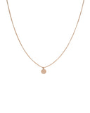 Rose Gold Tone Mum And Me Filigree Necklace