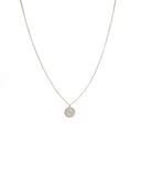 Silver Tone Mum And Me Filigree Necklace
