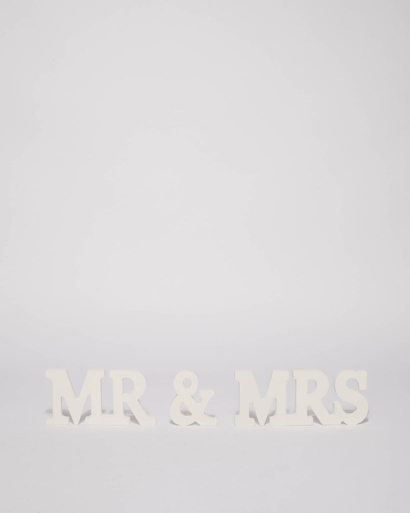 Mr And Mrs White Sign