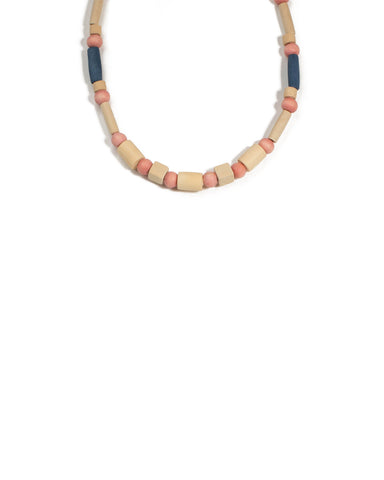 Multi Colour Gold Tone Craft Bead Mini Necklace