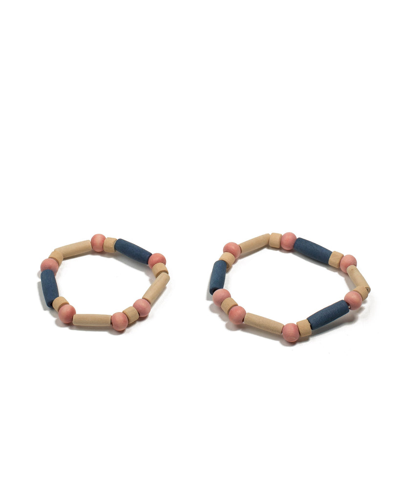 Multi Colour Tone Craft Bead Stretch Wristwear