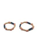 Multi Colour Tone Craft Bead Stretch Wristwear