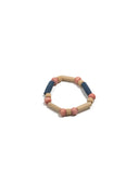 Multi Colour Tone Craft Bead Mini Stretch Wristwear