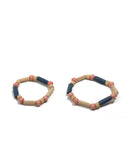Multi Colour Tone Craft Bead Mini Stretch Wristwear