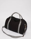 Monochrome Folded Canvas Weekender Bag