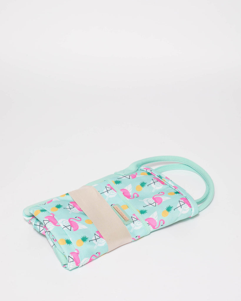 Flamingo Folded Canvas Weekender Bag