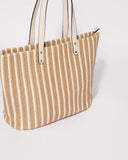 Natural Maya Weave Slouch Tote Bag