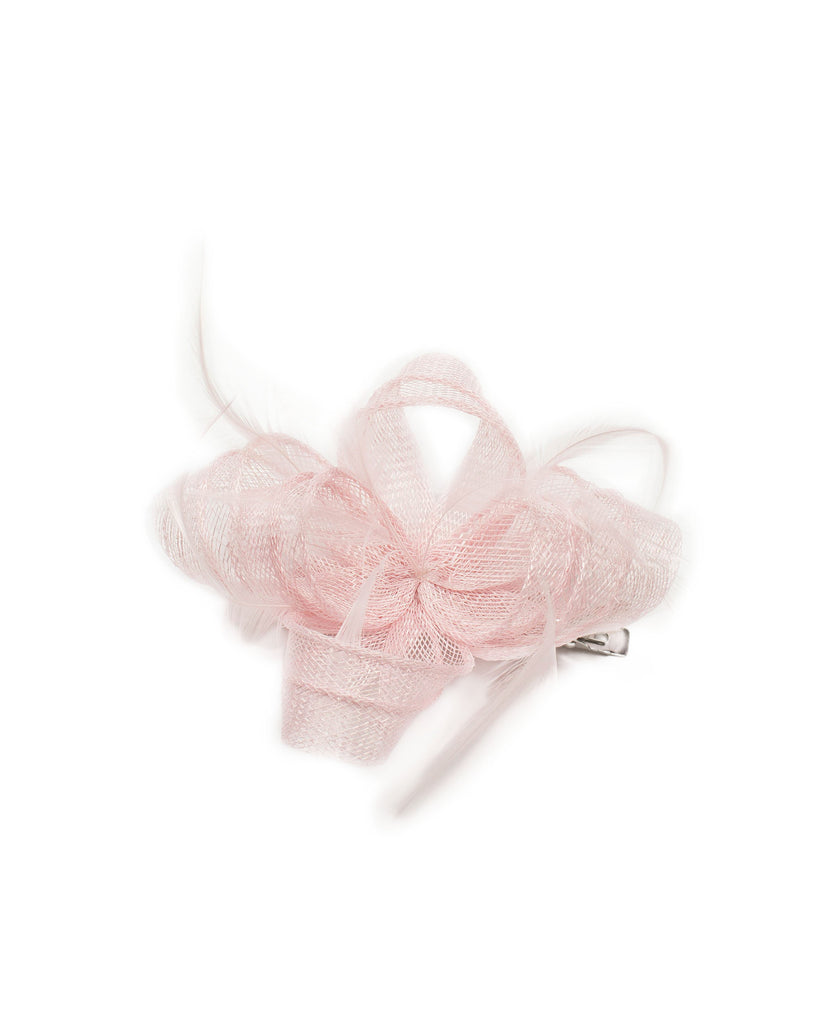 Pink Fascinator Hair Clip